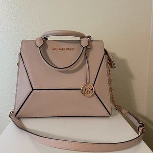 Michael Kors Prism Large Satchel in Pink